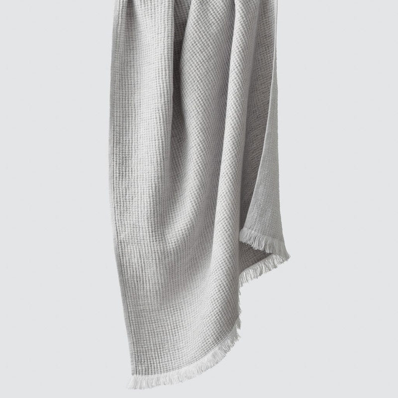 Aegean Cotton Bath Towels | Light Grey - The Citizenry