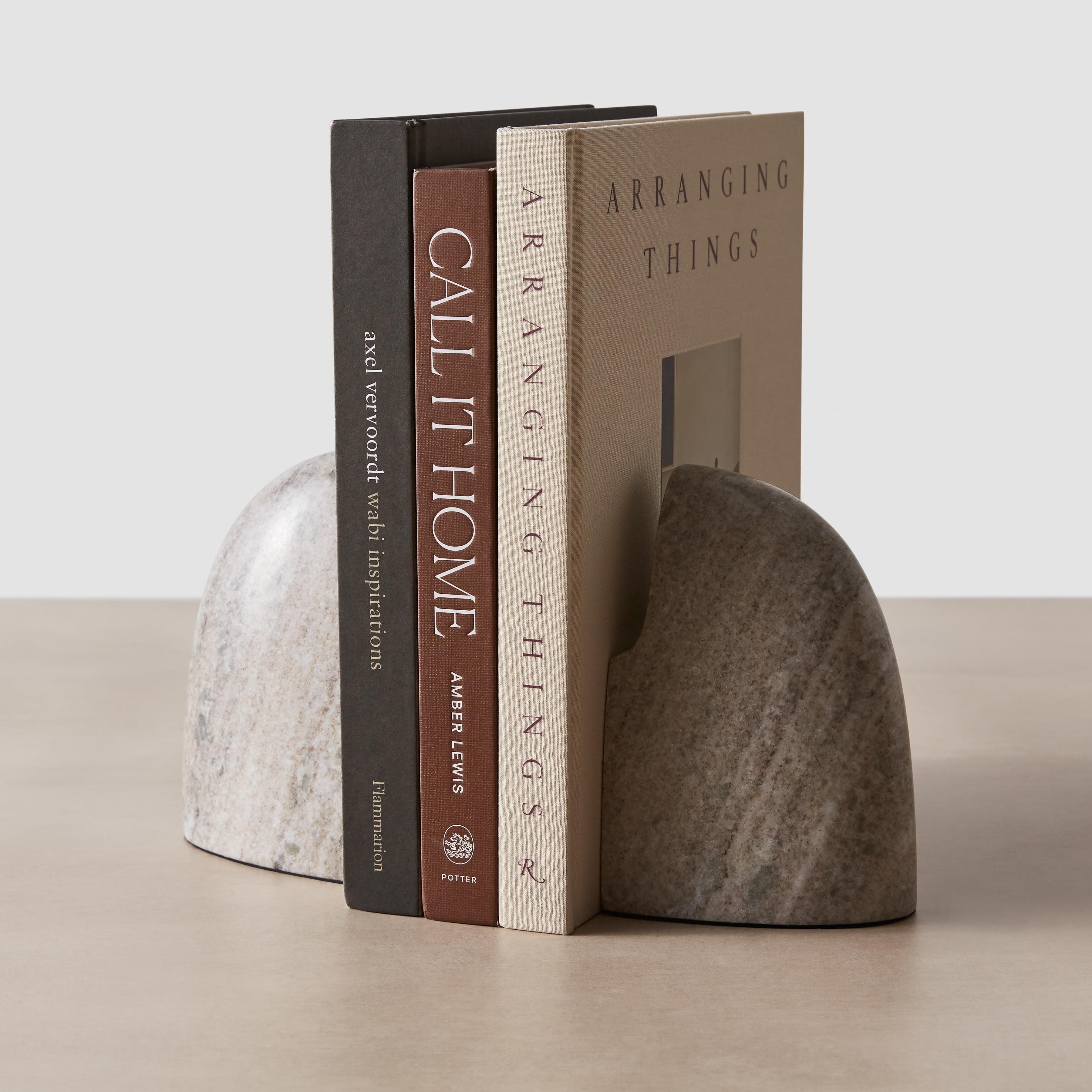 Marble White Modern Bookends, Set of 2, Decorative Bookends, Home Office Bookend, Unique Bookends, Modern Bookends, Kids Bookends hot