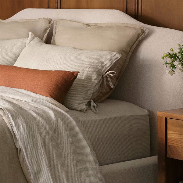 stonewashed linen bedding