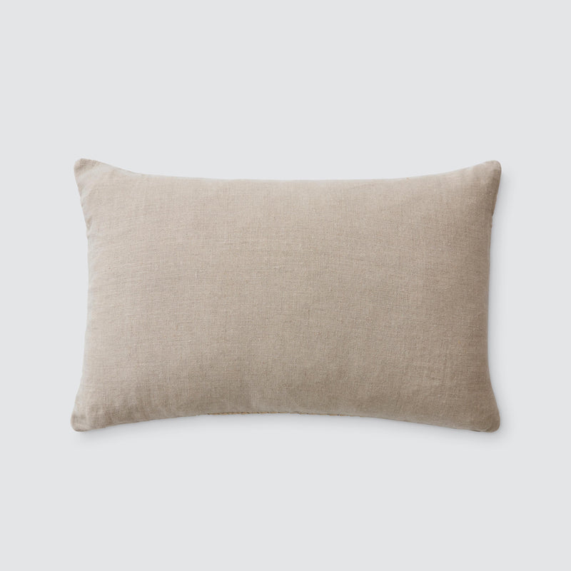 12x20 Oversize Boucle Metallic Lumbar Throw Pillow White/gray