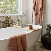 Hinoki Wood Bath Caddy | Light Wood - The Citizenry