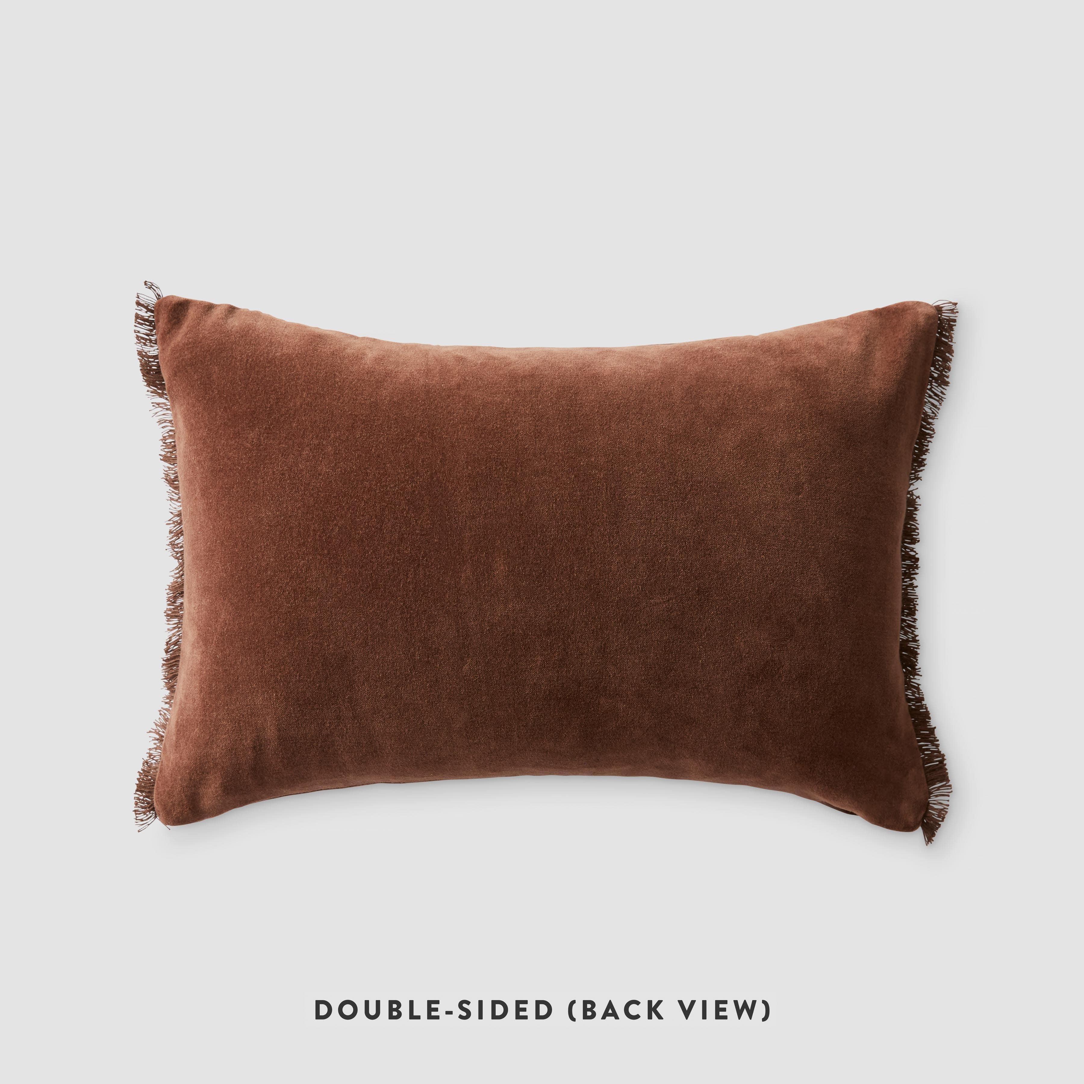 Small velvet shops pillows