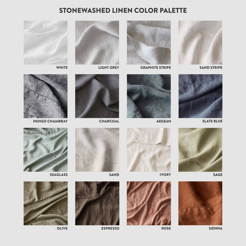 Stonewashed Linen Color Palette Guide, Aegean