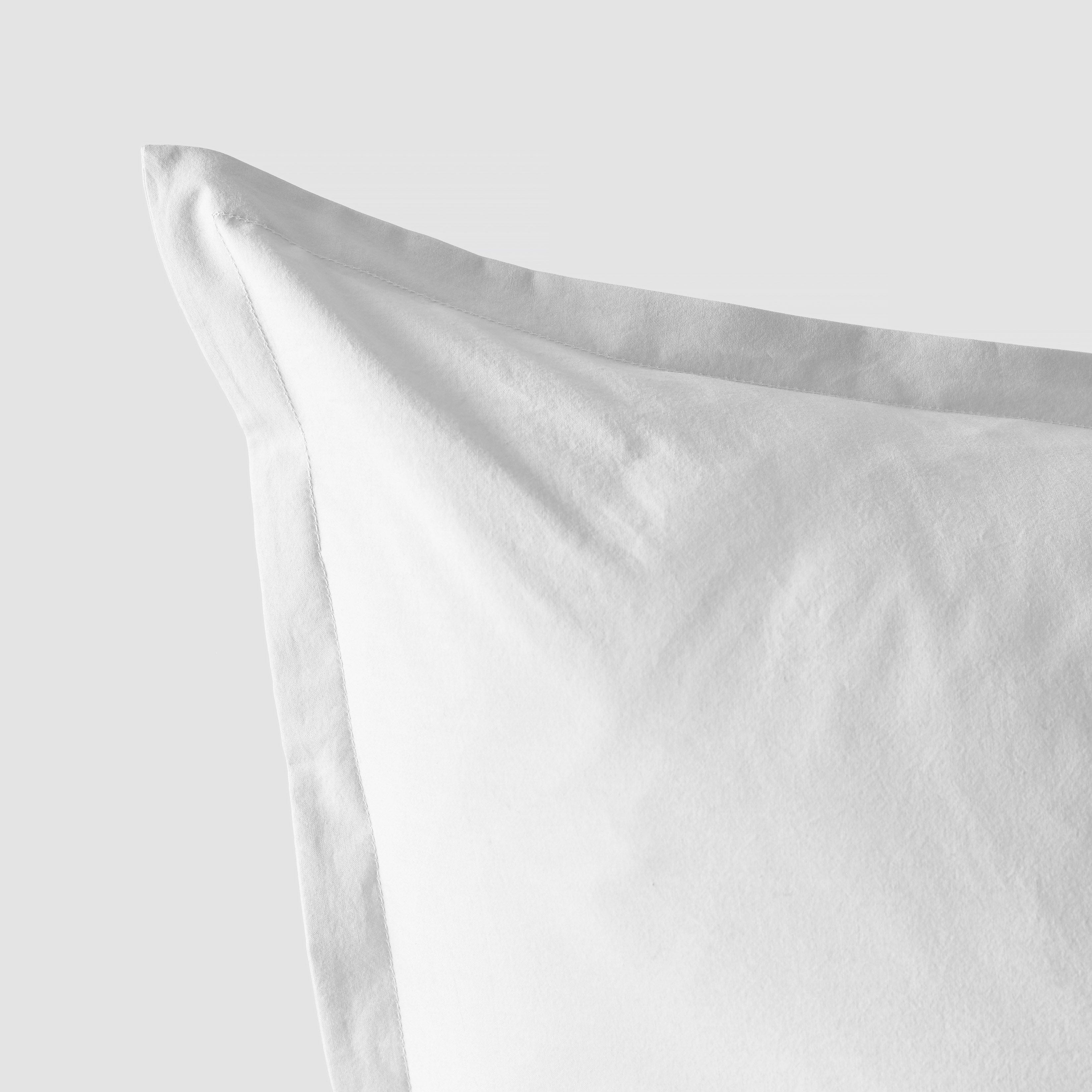 Organic Stonewashed Percale Euro Shams The Citizenry