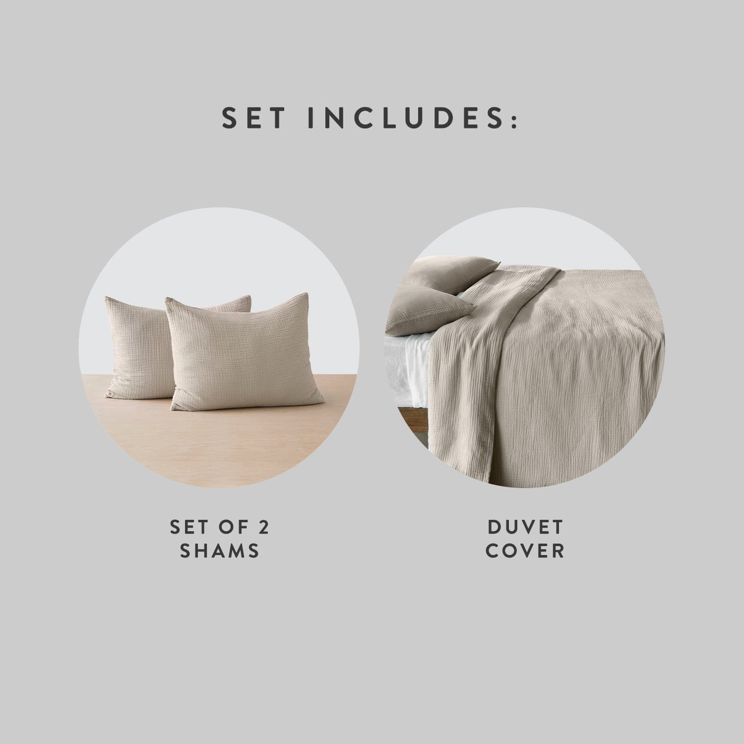 Duvet and 2024 pillow set