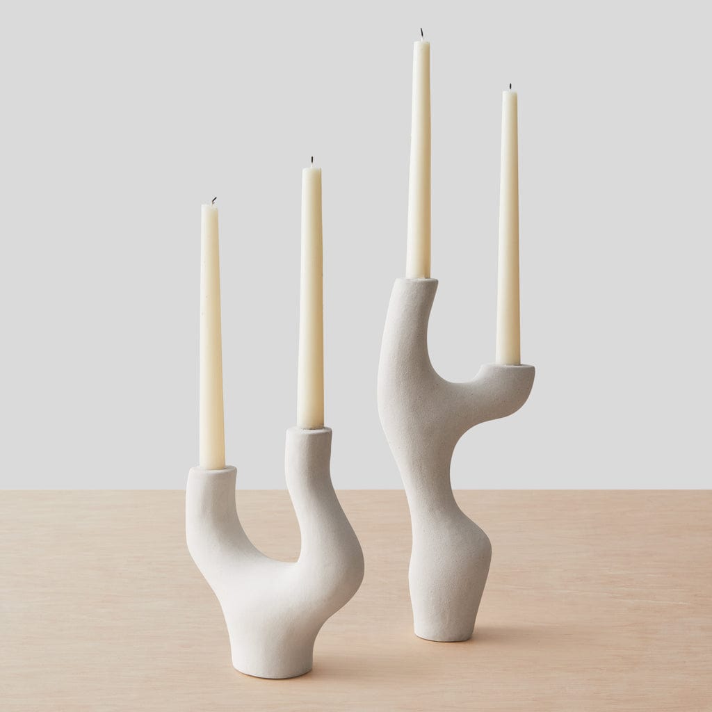 Citizenry Vida Ceramic Candleholders - Set of 2