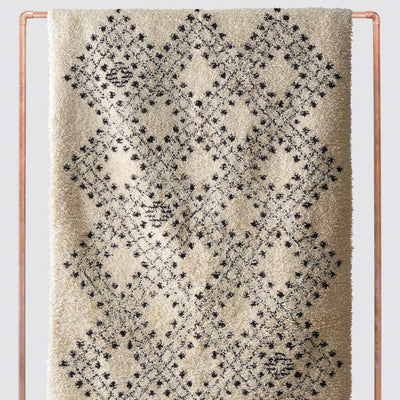 Lalita Wool Area Rug | 5' x 8' | Cream - The Citizenry