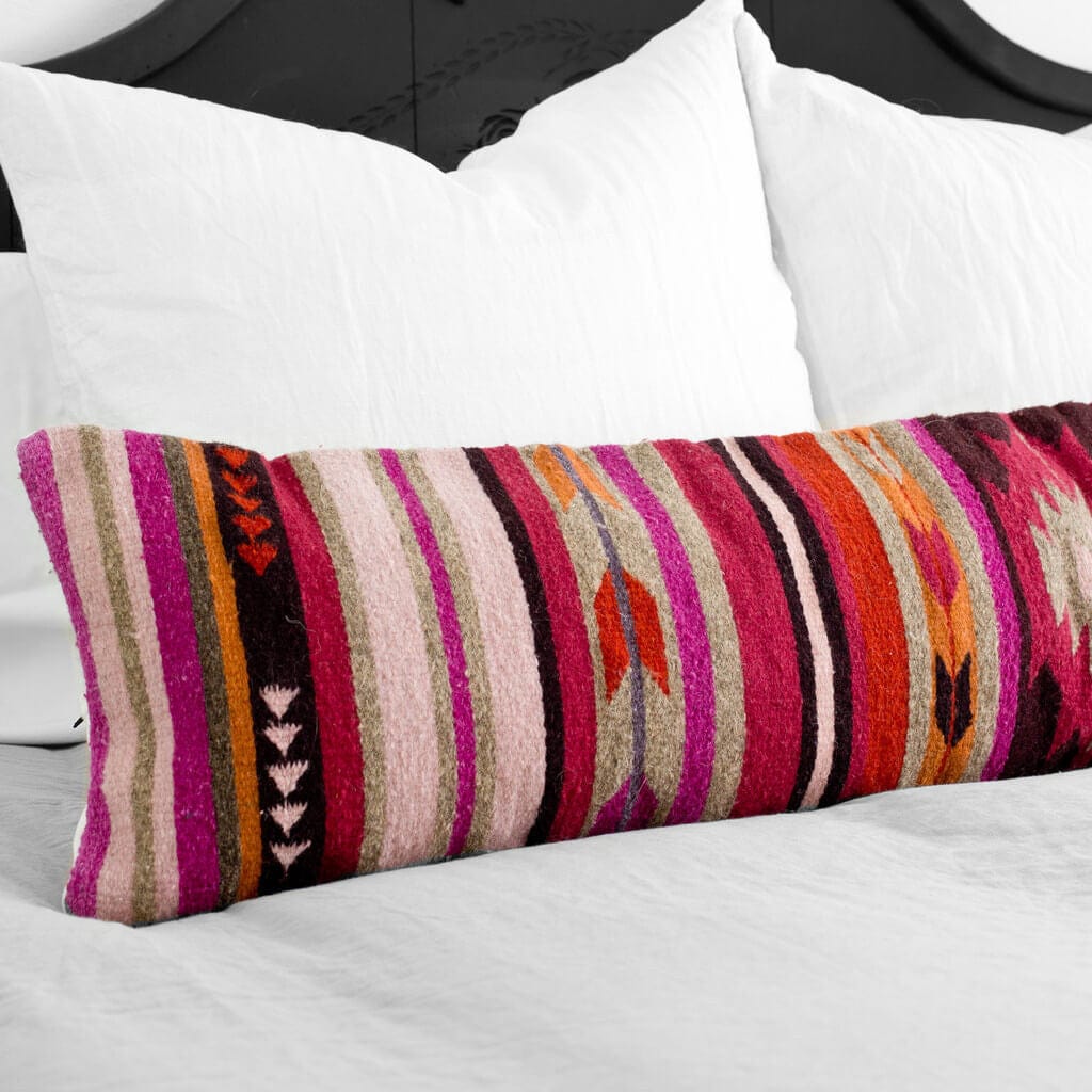 Lumbar Decorative Pillow Colorful Geometric Pattern The Citizenry