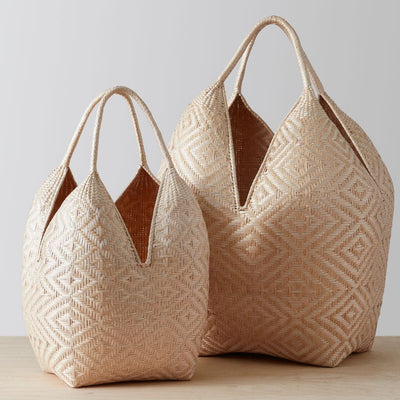 Totora Storage Basket | Large | Tan - The Citizenry