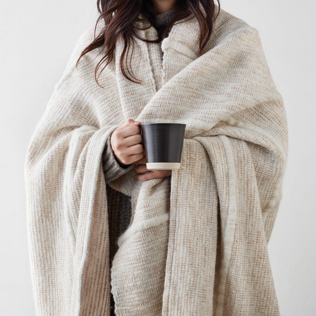 Oversized cashmere online throw