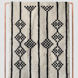 Modern Turkish Rug in Diamond Design