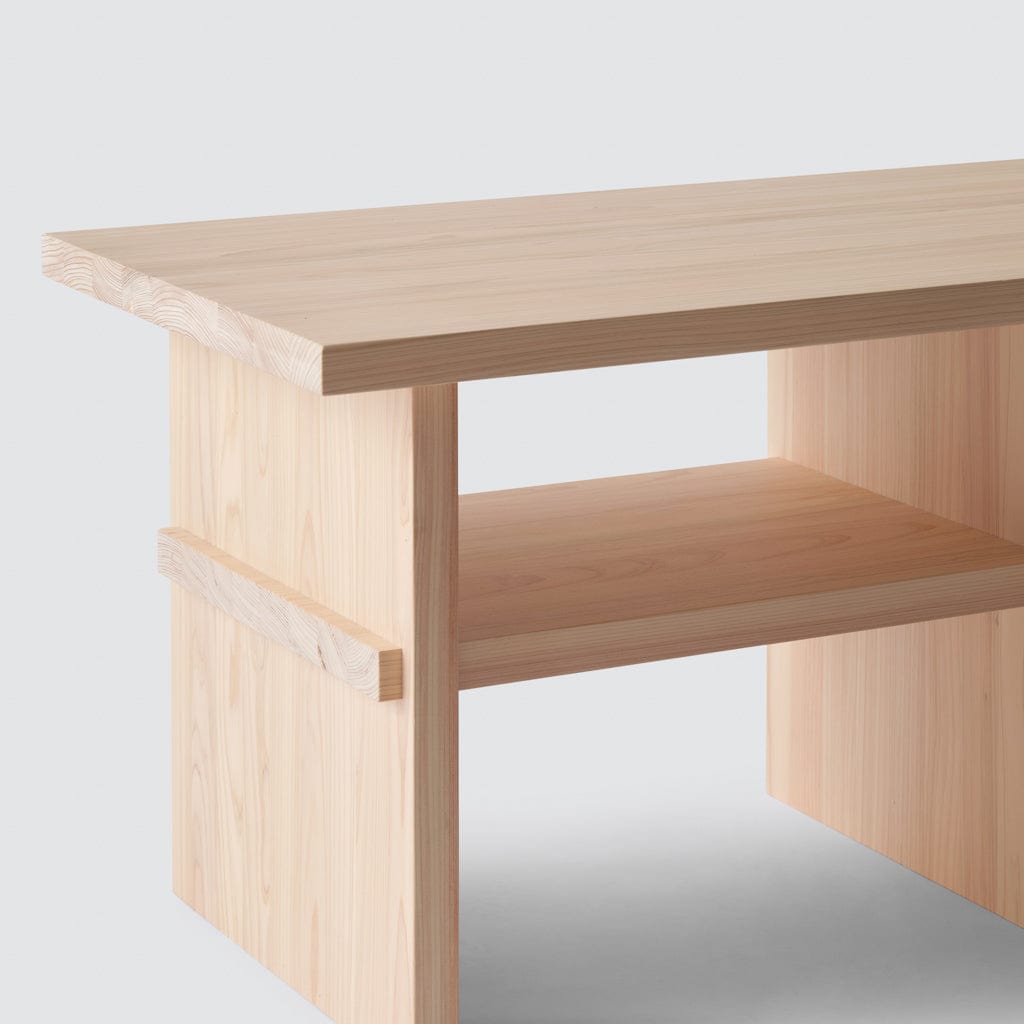 Hinoki Wood Bench Handcrafted in Japan The Citizenry