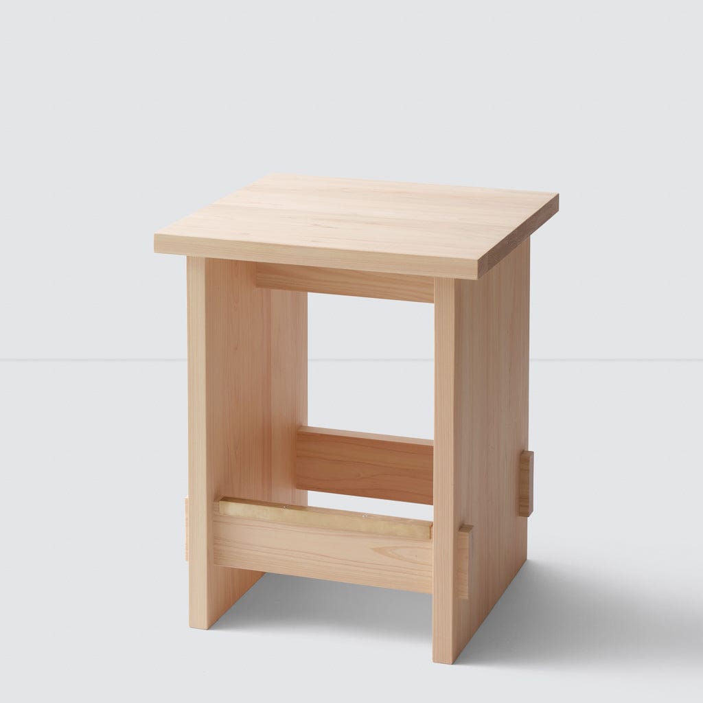 Hinoki Wood Counter Stool Handcrafted in Japan The Citizenry