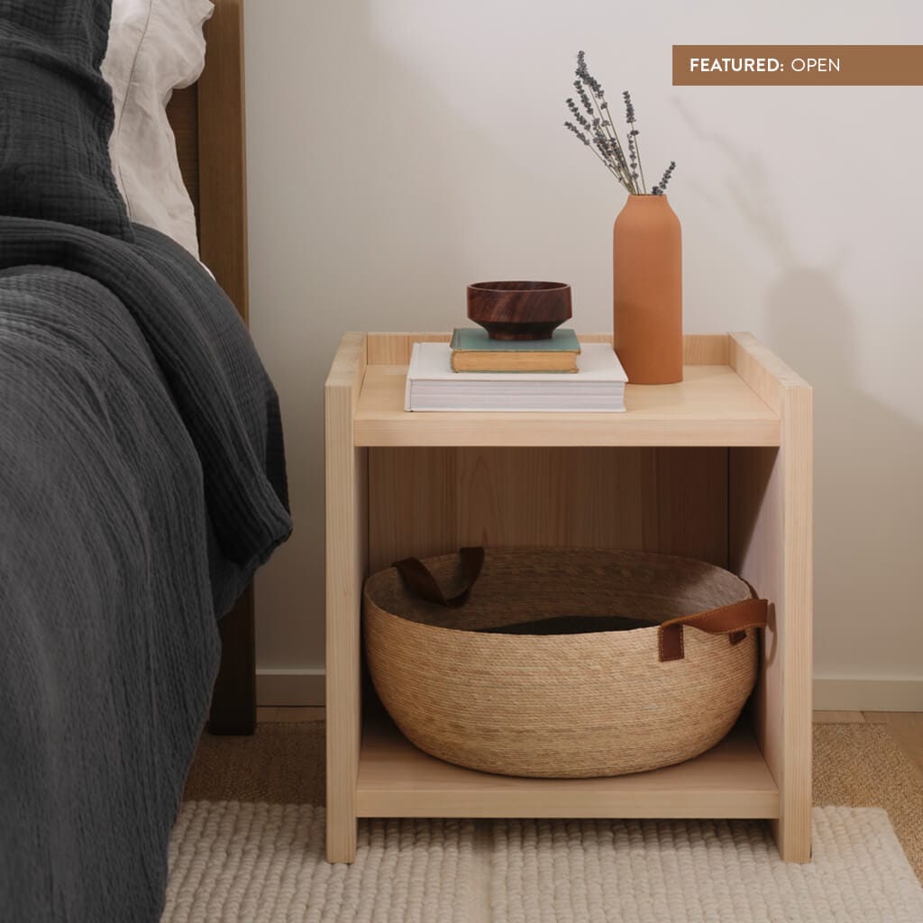 Hinoki Wood Nightstand