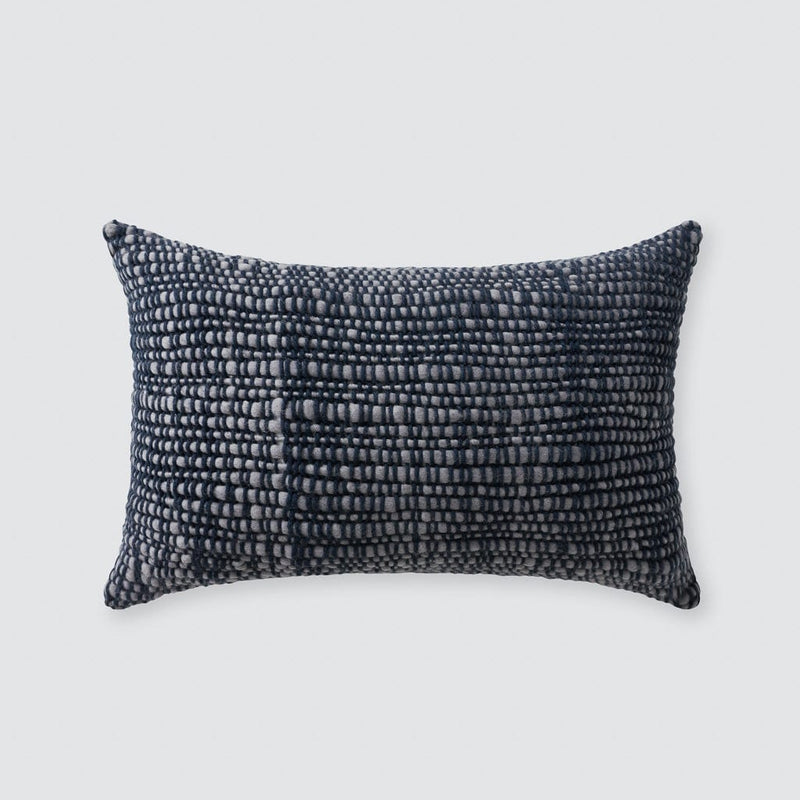 The Citizenry Lorena Lumbar Pillow | 12 x 48 | Blue