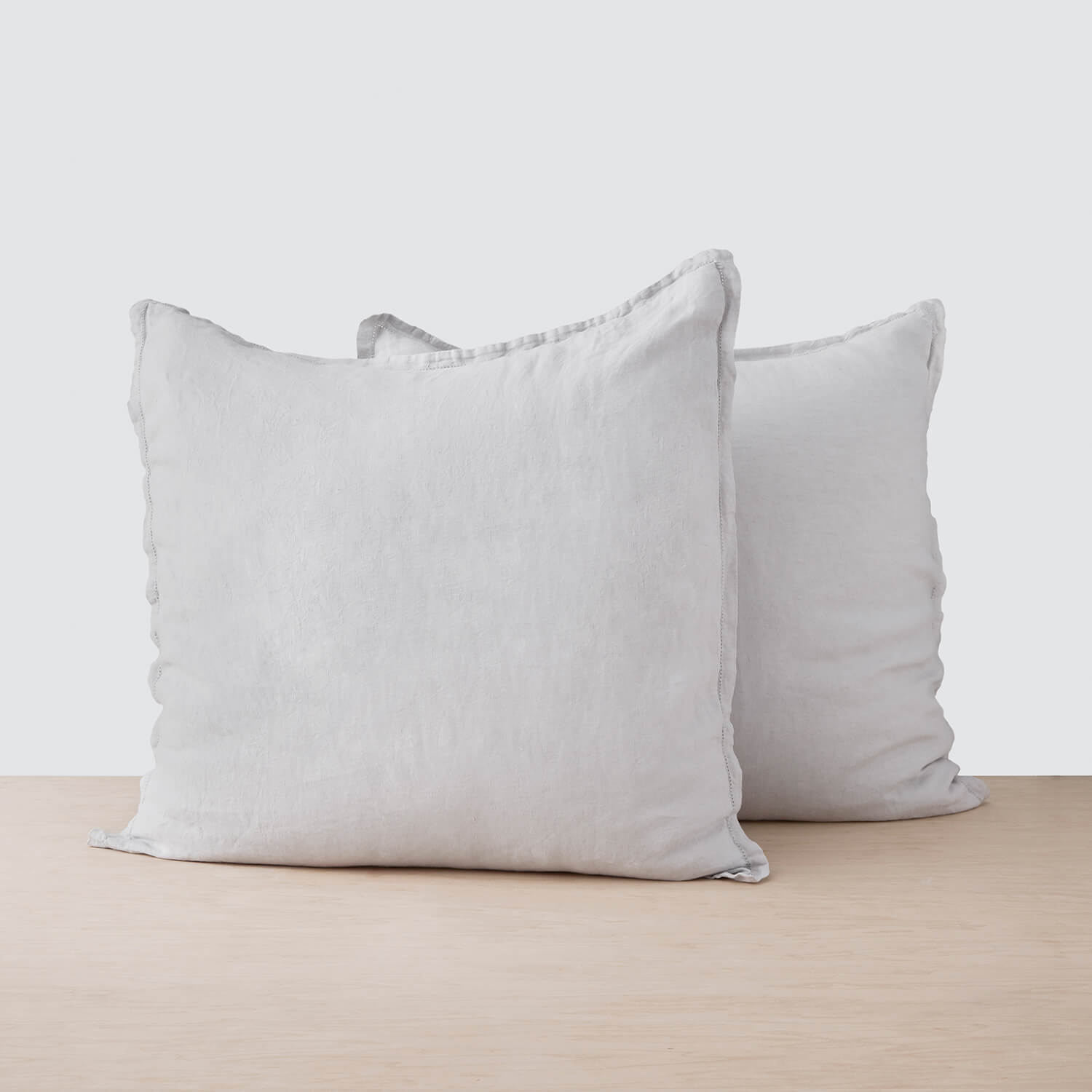 White linen hotsell euro pillowcase