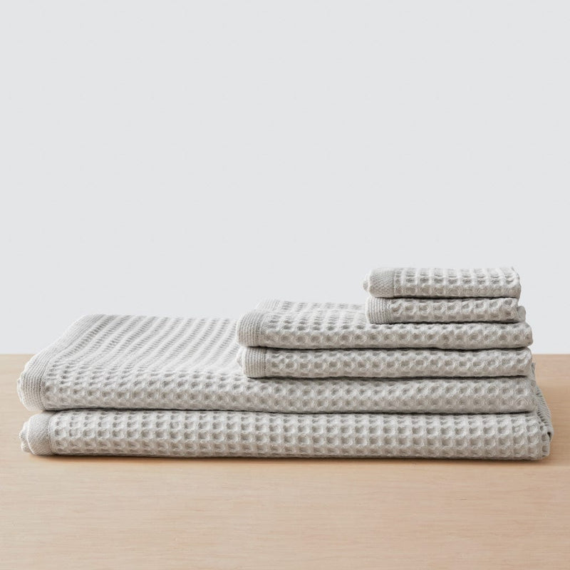 Spa Cloud Waffle Towels White / Bath Sheet