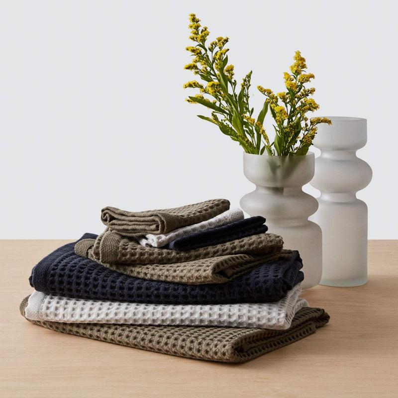 _Linen-cotton Waffle Kitchen Towels – L'Impatience Ceramics