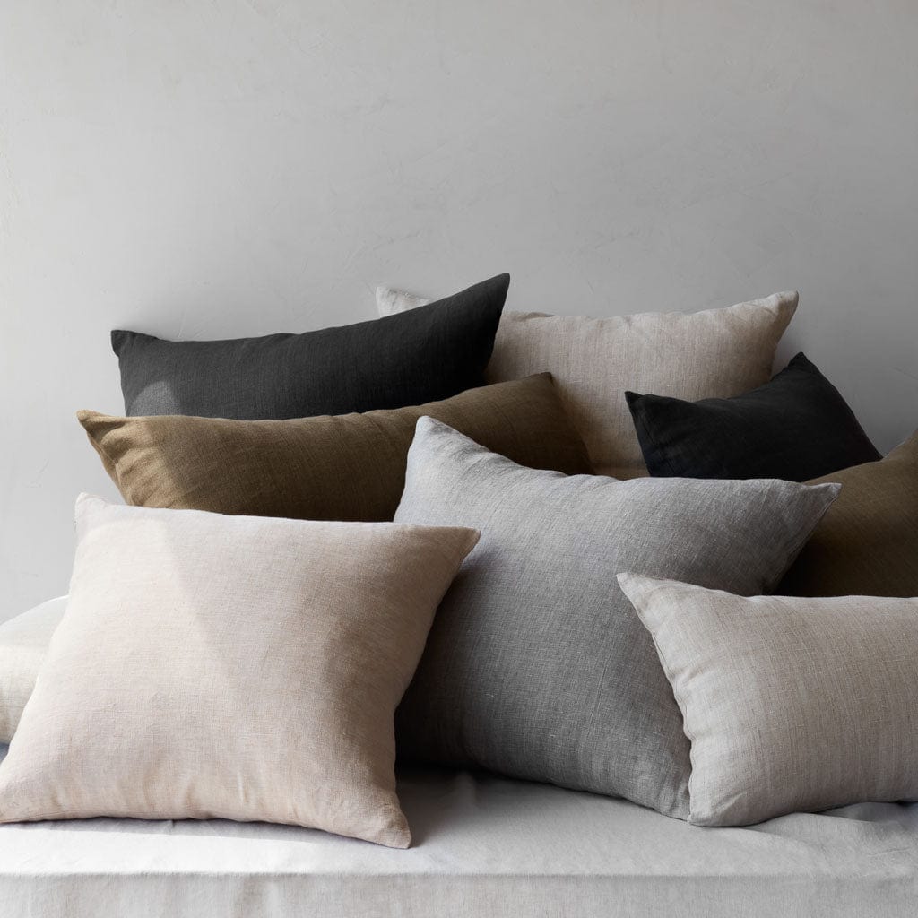 Linen pillows discount