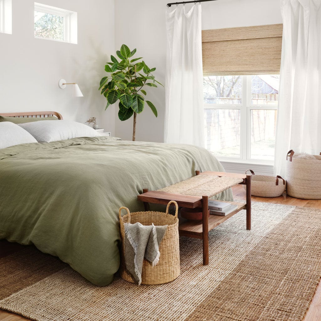Handcrafted Woven Bench The Citizenry