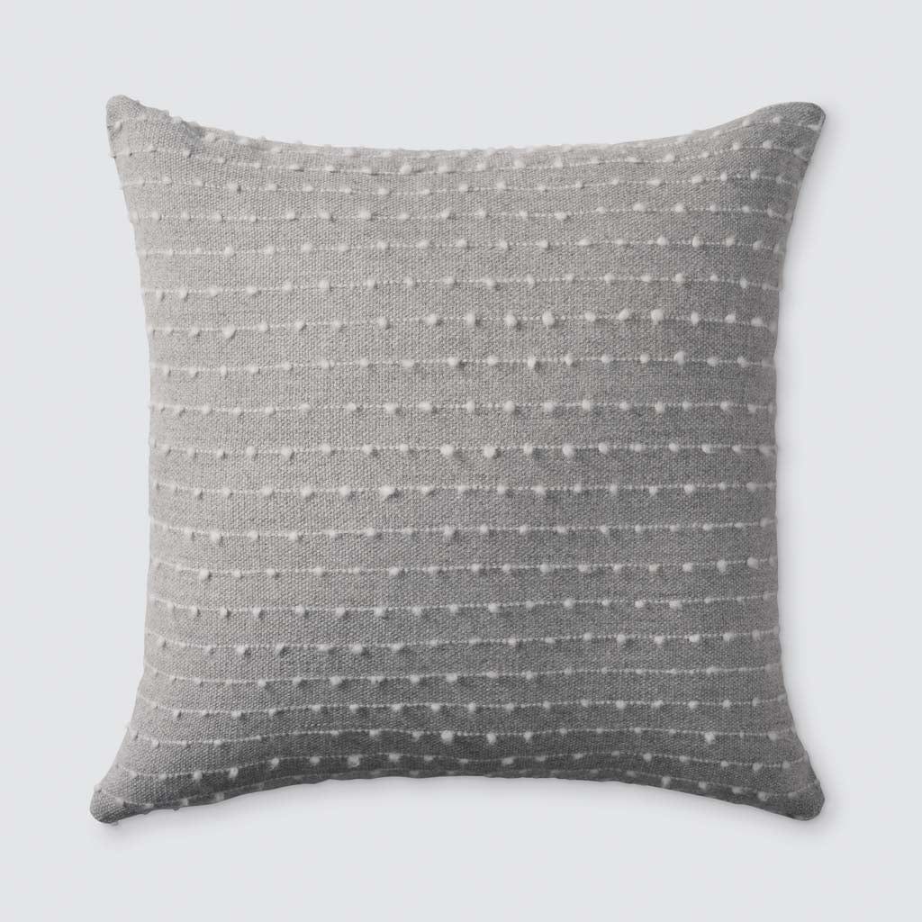 Light grey and discount white throw pillows