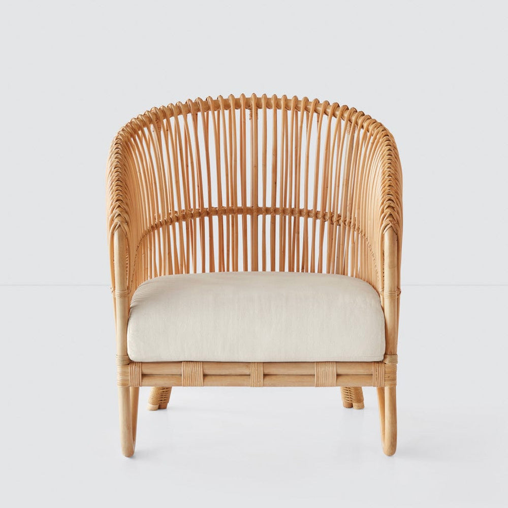 Modern Rattan Lounge Chair Handcrafted In Indonesia The Citizenry