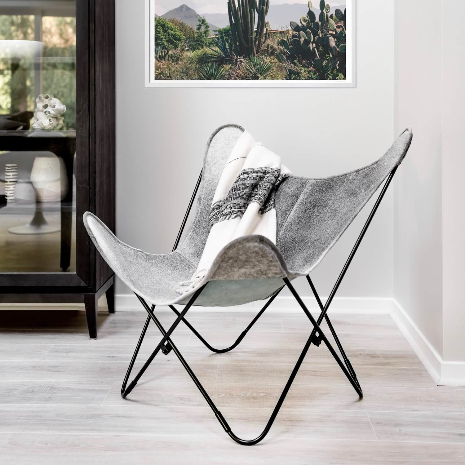 Metal butterfly chair online for sale