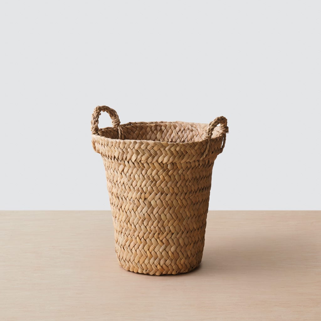 Padma Round Storage Basket | Small | Tan - The Citizenry